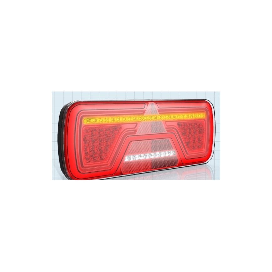 LED kombinovano svetlo sa dinamičkim žmigavcem LED/10-30V IP67 desno