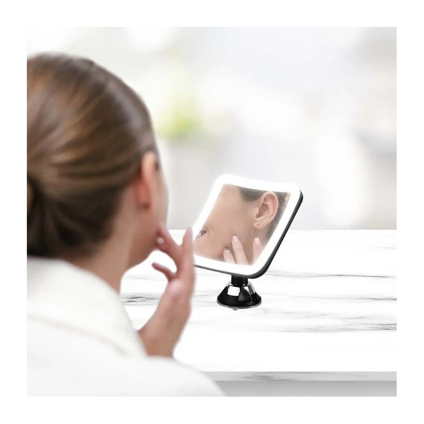 LED Kozmetičko ogledalo LED/3,2W/4,5V 3xAA IP44