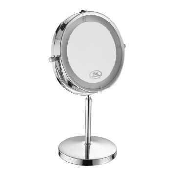 LED kozmetičko ogledalo LED/3W/6V 4xAA IP44
