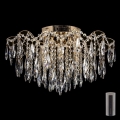 LED kristalna stropna svetiljka 6xE27/60W/230V + 6xLED/3W + daljinsko upravljanje