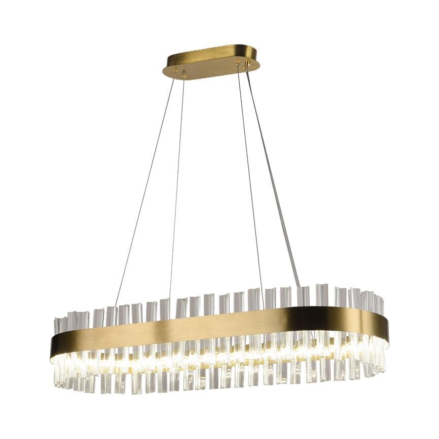 LED prigušiva kristalni luster na sajli LED/45W/230V 3000-6500K + daljinski upravljač