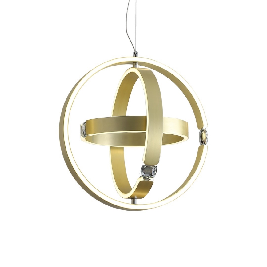 LED kristalni luster na sajli SIRIUS LED/80W/230V