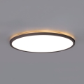 LED Kupaonsko plafonsko svetlo NIVERA LED/32W/230V IP54 3000/4000/6000K prečnika 42 cm crno