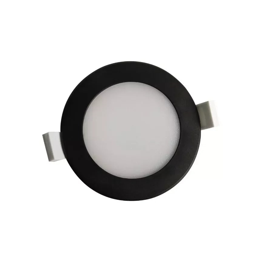 LED kupatilska ugradna svetiljka LED/7W/230V 4000K crna IP44