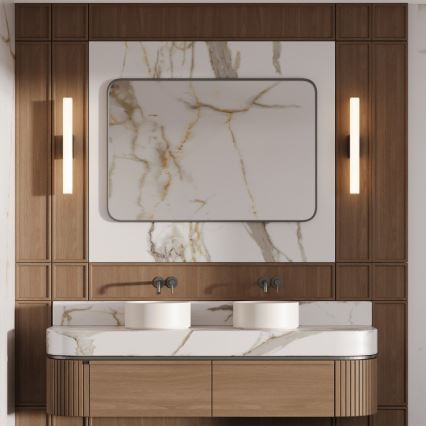 LED kupatilsko osvetljenje za ogledalo LINEA LED/12W/230V 3000/4000/6000K IP44 61 cm mat hrom