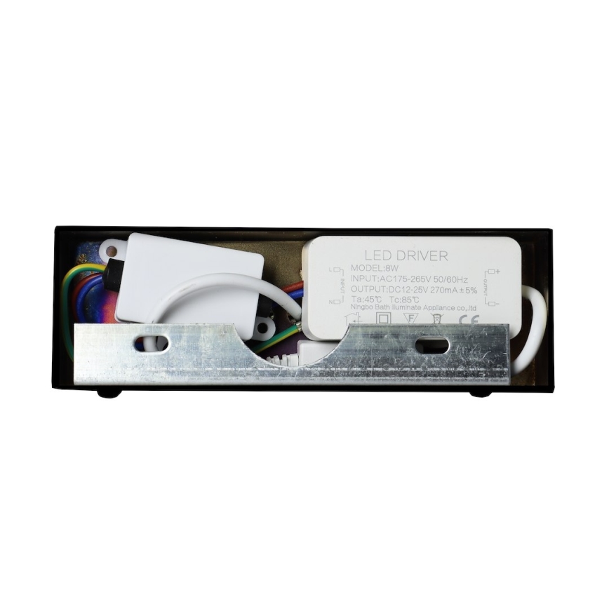 LED osvetljenje za kupatilsko ogledalo KLIMT LED/8W/230V 3000/4000/6000K 40 cm IP44 crna