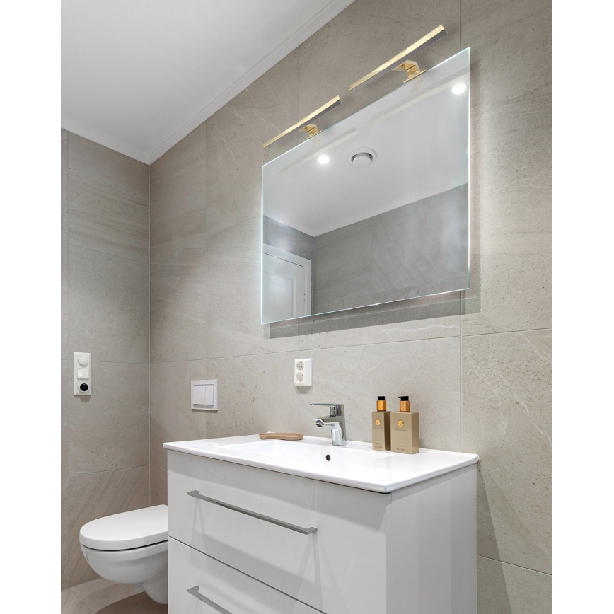 LED kupatilsko osvetljenje za ogledalo LED/5W/230V 4000K 30 cm IP44 zlatno