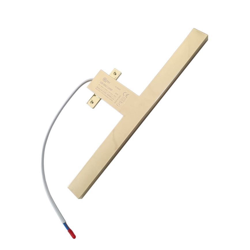 LED kupatilsko osvetljenje za ogledalo LED/5W/230V 4000K 30 cm IP44 zlatno