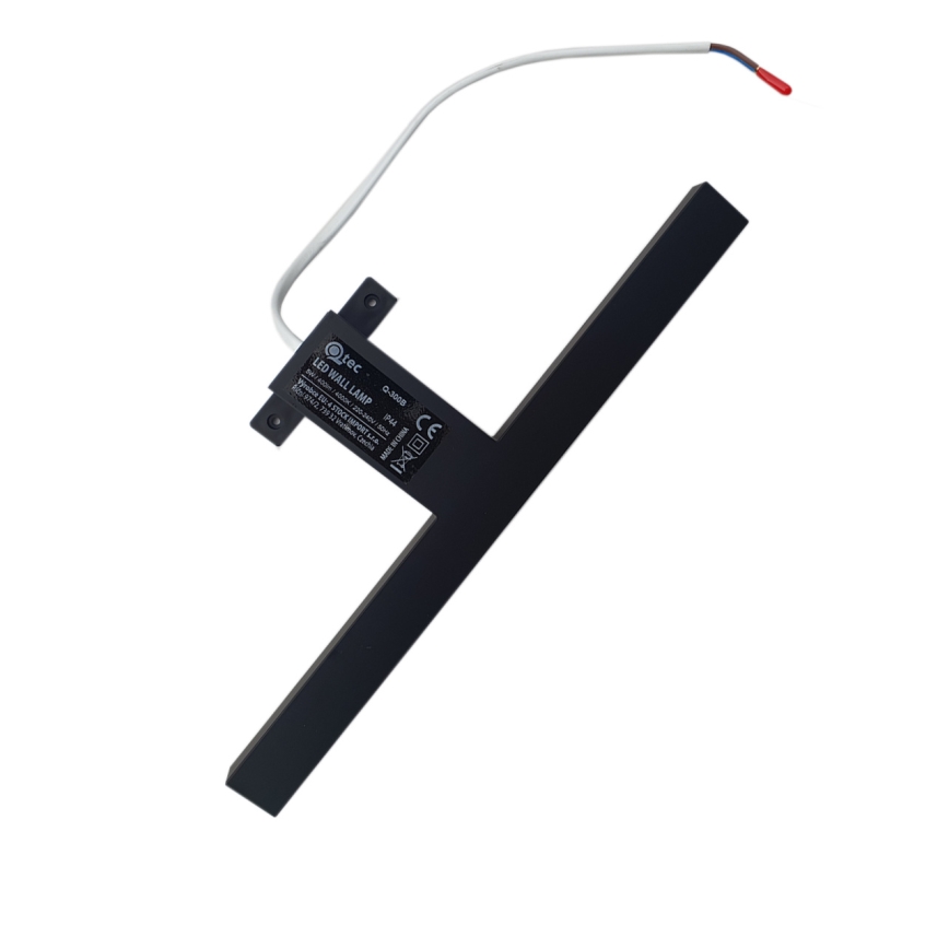 LED Kupatilsko osvetljenje za ogledalo LED/8W/230V 4000K 50 cm IP44 crno