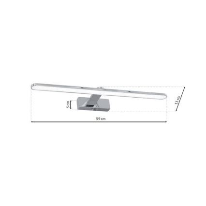 LED kupatilsko osvetljenje za ogledalo SPLASH LED/12W/230V IP44
