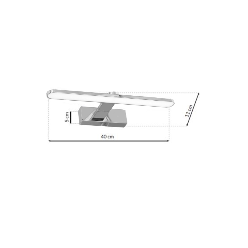 LED kupatilsko osvetljenje za ogledalo SPLASH LED/8W/230V IP44