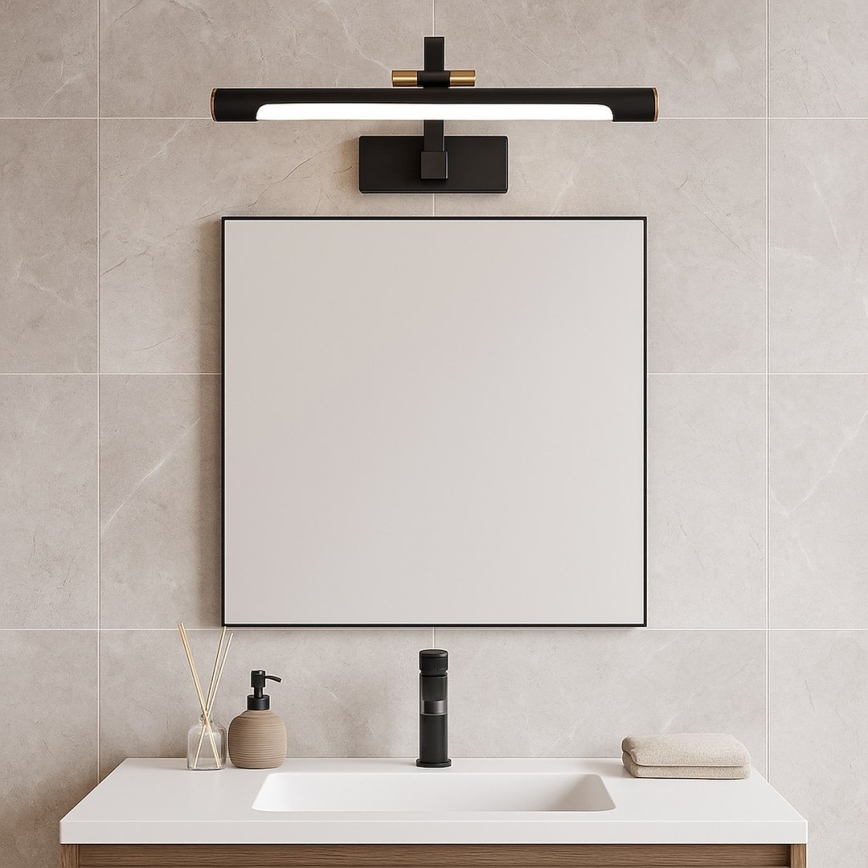 LED kupatilsko osvetljenje za ogledalo VINCI LED/12W/230V 40 cm IP44 crno