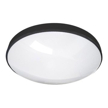 LED kupatilsko plafonsko svetlo CIRCLE LED/12W/230V 4000K prečnik 25 cm IP44 crna
