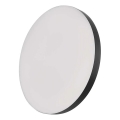 LED kupatilsko plafonsko svetlo LED/18W/230V 3000/4000/5700K IP55 crno