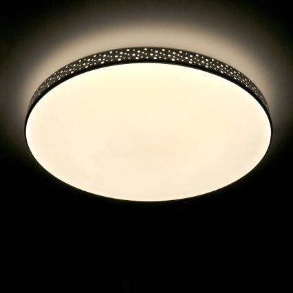 LED kupatilsko plafonsko svetlo MOON LED/18W/230V crna IP44