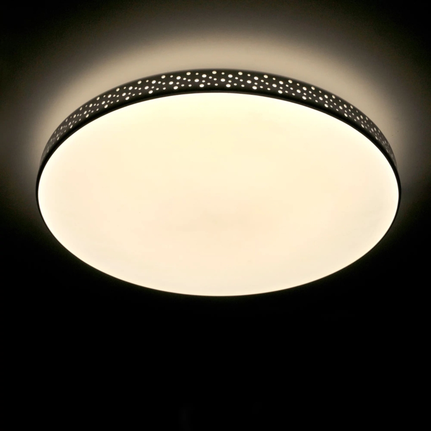 LED kupatilsko plafonsko svetlo MOON LED/18W/230V crna IP44