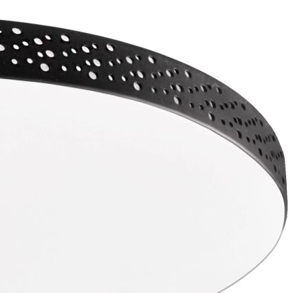 LED kupatilsko plafonsko svetlo MOON LED/18W/230V crna IP44