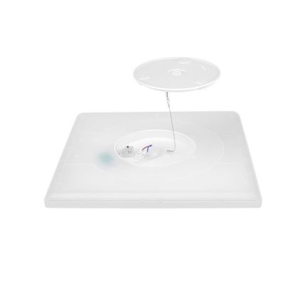 LED plafonsko svetlo za kupatilo NIVERA LED/12W/230V IP54 3000/4000/6000K 22,5x22,5 cm belo