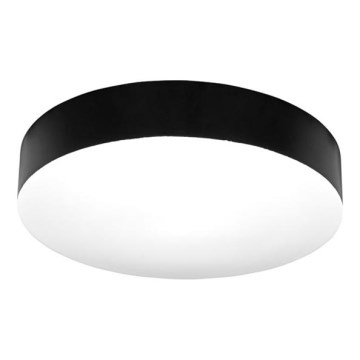 LED kupatilsko stropno svetlo MAKARON LED/24W/230V 3000/4000/6000K prečnik 30 cm IP44 crna