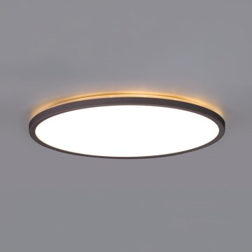 LED kupatilsko stropno svetlo NIVERA LED/18W/230V IP54 3000/4000/6000K prečnik 30 cm crno