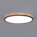 LED kupatilsko svetlo sa senzorom pokreta i sumraka NIVERA LED/32W/230V IP54 3000/4000/6000K prečnik 42 cm crna + daljinski upravljač