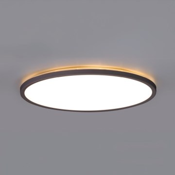 LED kupatilsko svetlo sa senzorom pokreta i sumraka NIVERA LED/32W/230V IP54 3000/4000/6000K prečnik 42 cm crna + daljinski upravljač