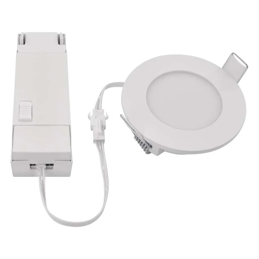 LED kupatilsko ugradno svetlo LORI LED/4,5W/230V IP65 2700/4000K prečnik 8,5 cm belo
