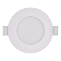 LED kupatilsko ugradno svetlo LORI LED/4,5W/230V IP65 2700/4000K prečnik 8,5 cm belo