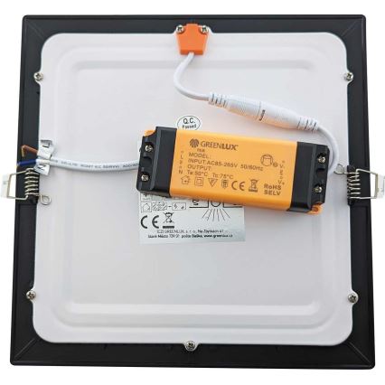 LED kupatilsko ugradno svetlo VEGA LED/18W/230V 2800K 22,5 cm IP44