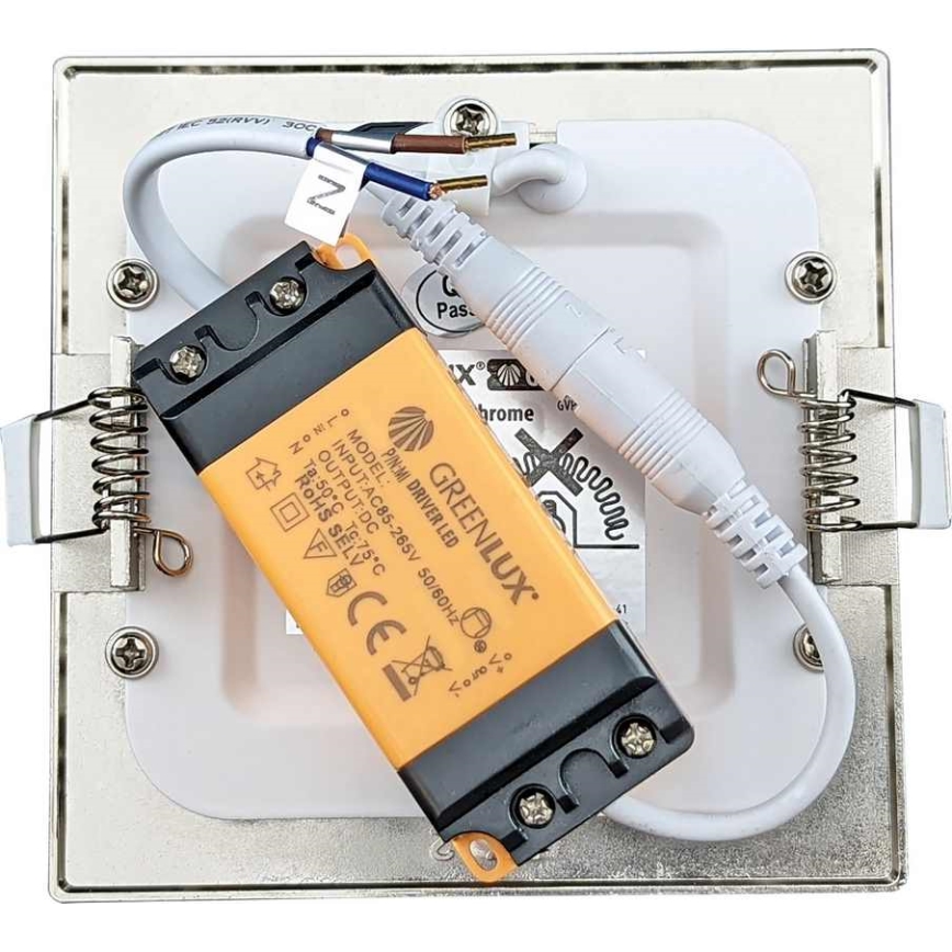 LED kupatilsko ugradno svetlo VEGA LED/6W/230V 2800K 11,8 cm IP44