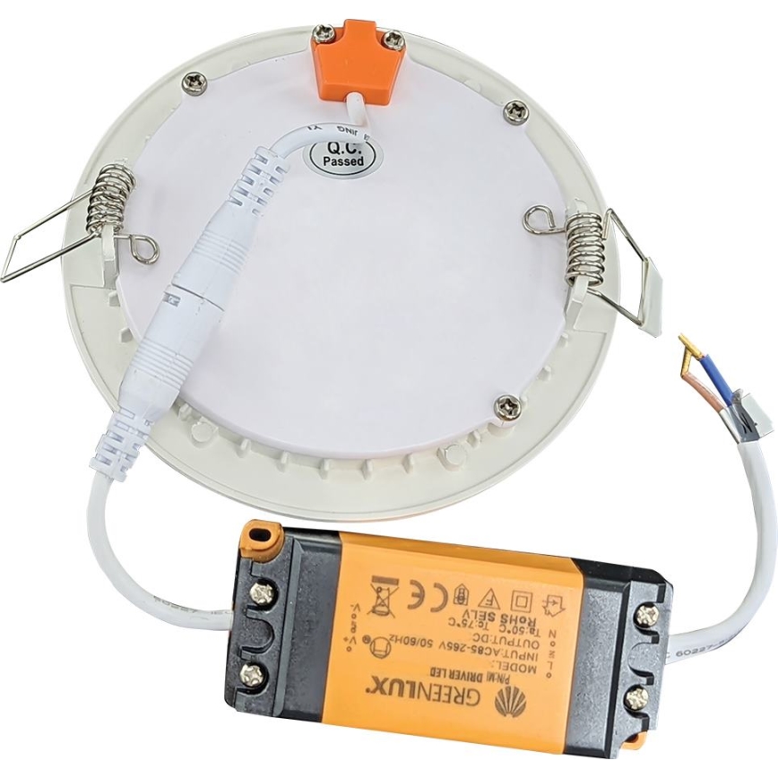 LED ugradno svetlo za kupatilo VEGA LED/6W/230V 2800K prečnik 11,8 cm IP44 snežno belo