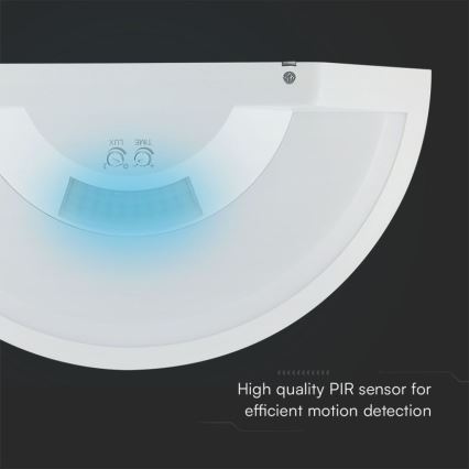 LED zidno svetlo za kupatilo sa senzorom SAMSUNG CHIP LED/10W/230V 4000K IP54 bela