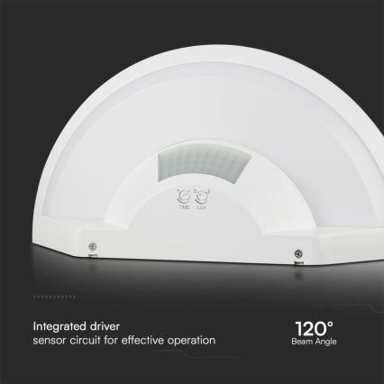LED zidno svetlo za kupatilo sa senzorom SAMSUNG CHIP LED/10W/230V 4000K IP54 bela
