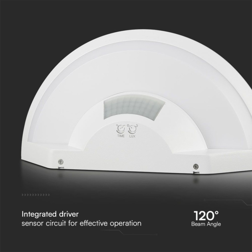 LED zidno svetlo za kupatilo sa senzorom SAMSUNG CHIP LED/10W/230V 4000K IP54 bela