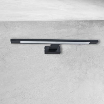LED Kupatilsko zidno svetlo SHINE LED/7W/230V 40 cm IP44 crno
