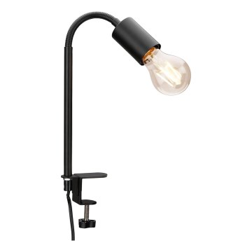 LED lampa sa klipsom 1xE27/4,2W/230V 2700K crna