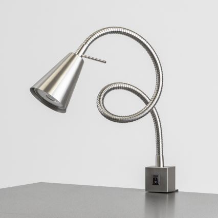 LED lampa sa klipsom 1xGU10/4,7W/230V matni hrom