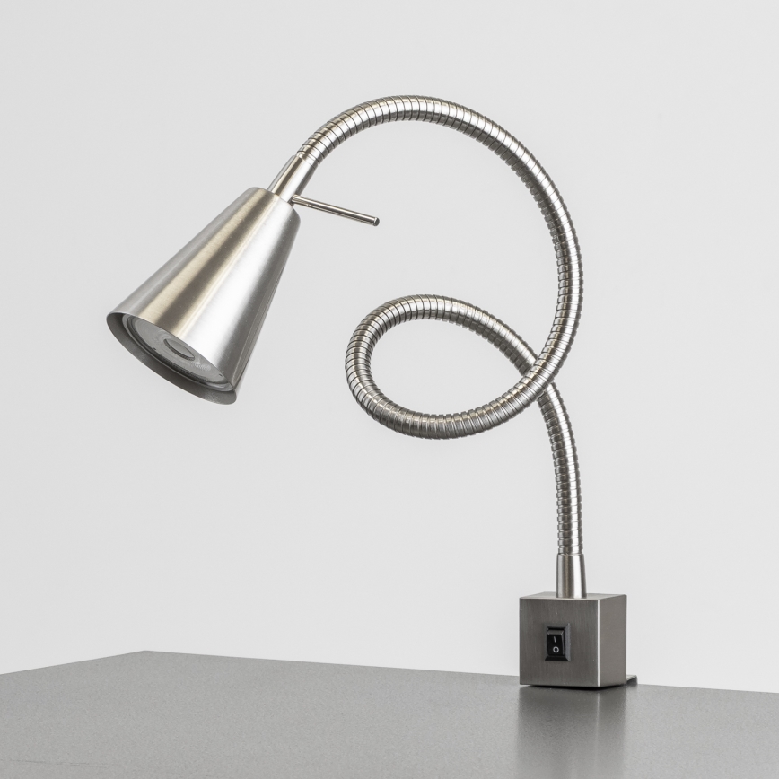 LED lampa sa klipsom 1xGU10/4,7W/230V matni hrom