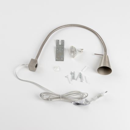 LED lampa sa klipsom 1xGU10/4,7W/230V matni hrom