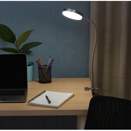 LED lampa sa klipsom LED/3,2W/230V matni hrom