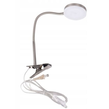 LED lampa sa klipsom LED/3,2W/230V matni hrom