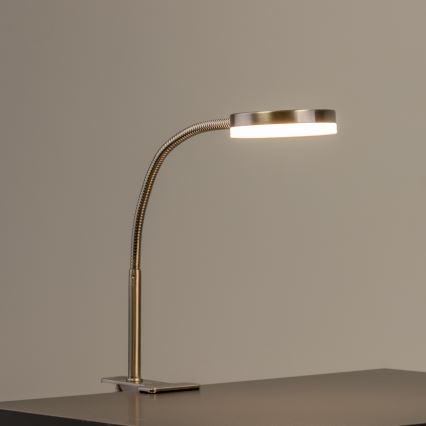 LED lampa sa stezaljkom LED/3,2W/230V mat hrom