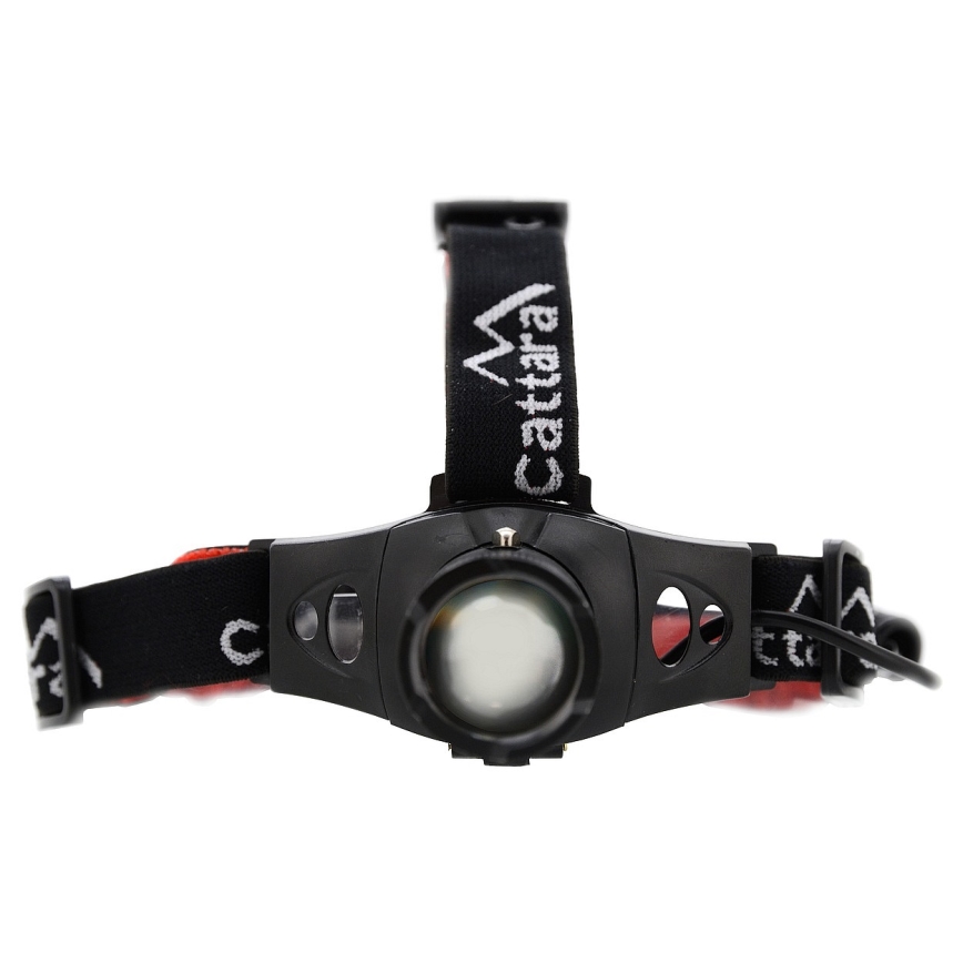 LED lampa za glavu LED/3W/3xAAA IP44 crna/crvena