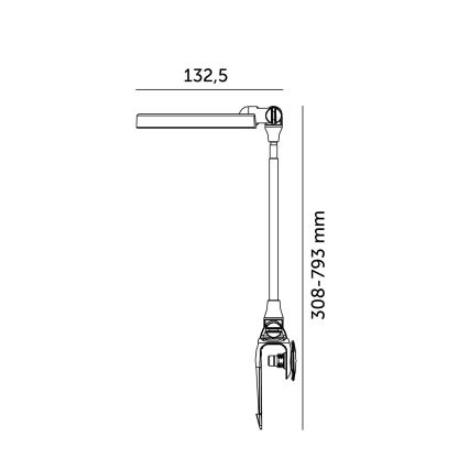 LED lampa za unutrašnji uzgoj biljaka LED/10W/5V 3200K