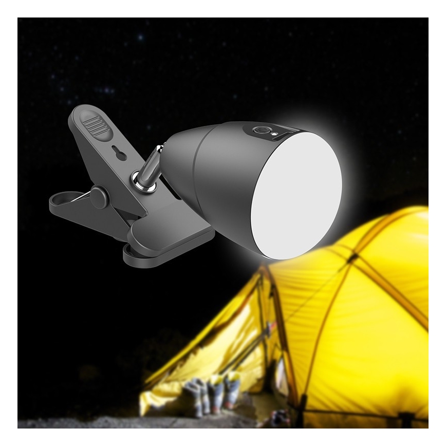 LED lampica KLIP sa USB punjenjem LED/5W/5V 4000K