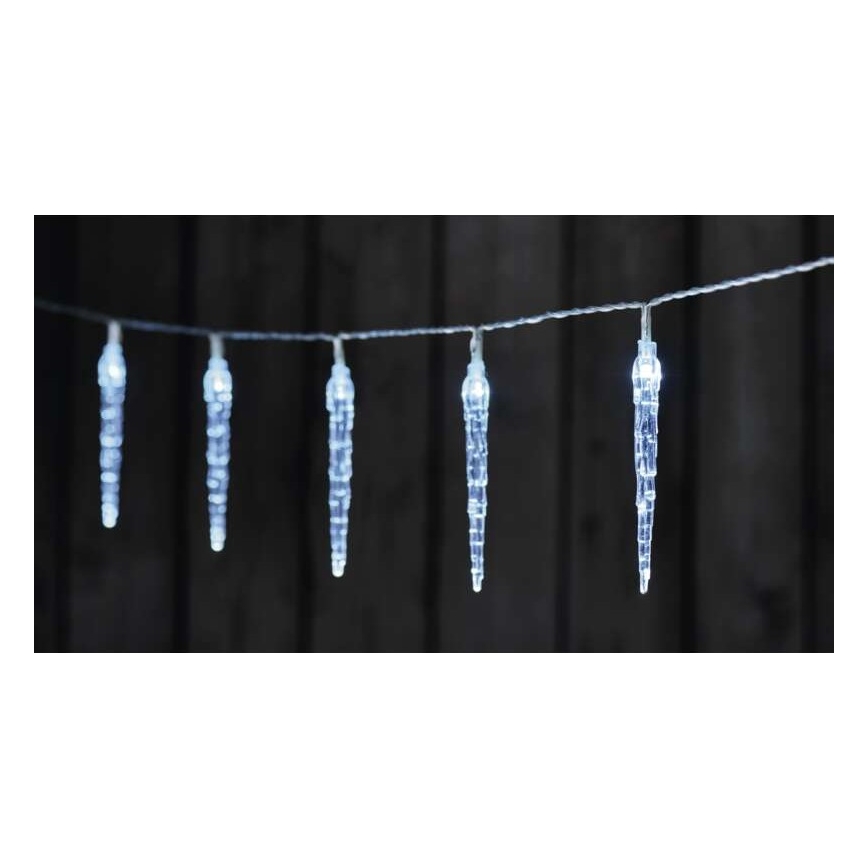 LED lanac, 10x LED, na baterije 2x AA, dužine 1,65 m