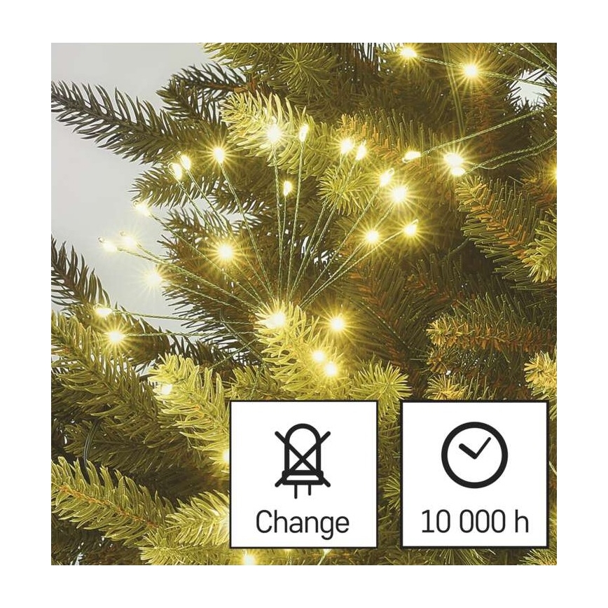 LED  lanac 150xLED/5,35m topla bela