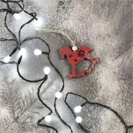 LED lanac 200xLED/8 funkcija 20m IP44 hladno bela