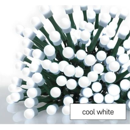 LED lanac 200xLED/8 funkcija 20m IP44 hladno bela