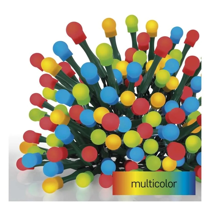 LED lanac 200xLED/8 funkcija 25 m IP44 višebojni